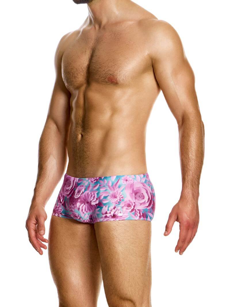 Mens MODUS VIVENDI Origami Brazil Cut Swim Trunk