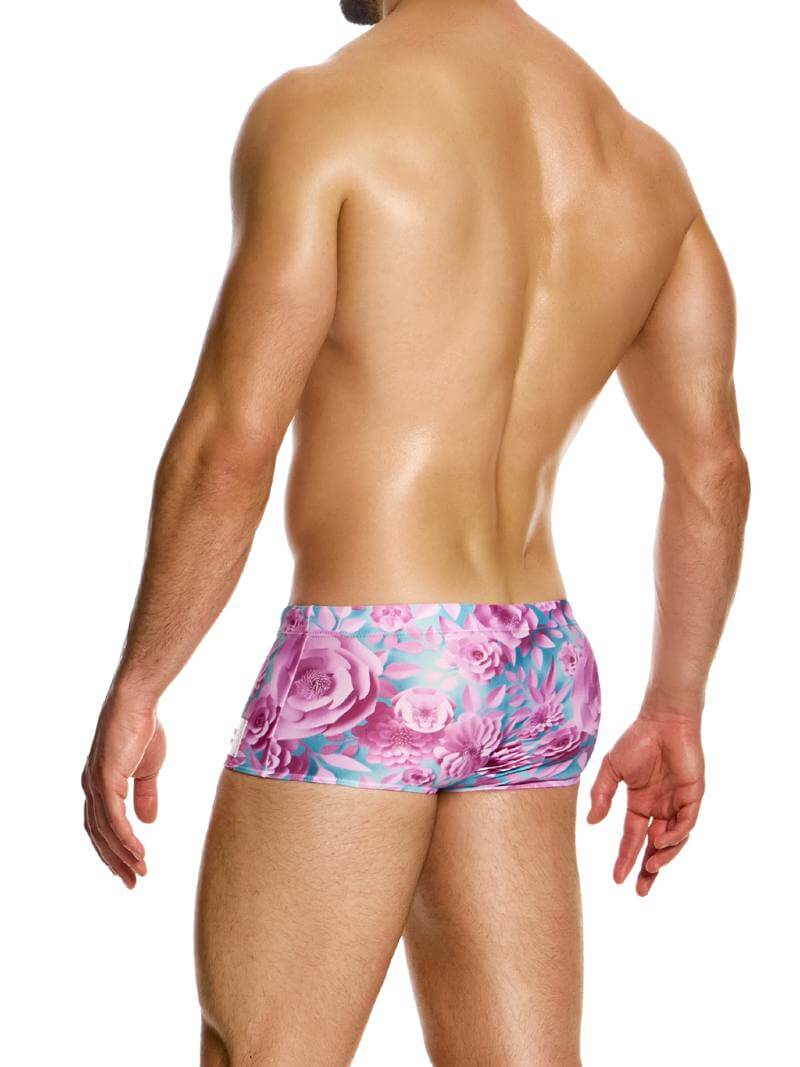 Mens MODUS VIVENDI Origami Brazil Cut Swim Trunk