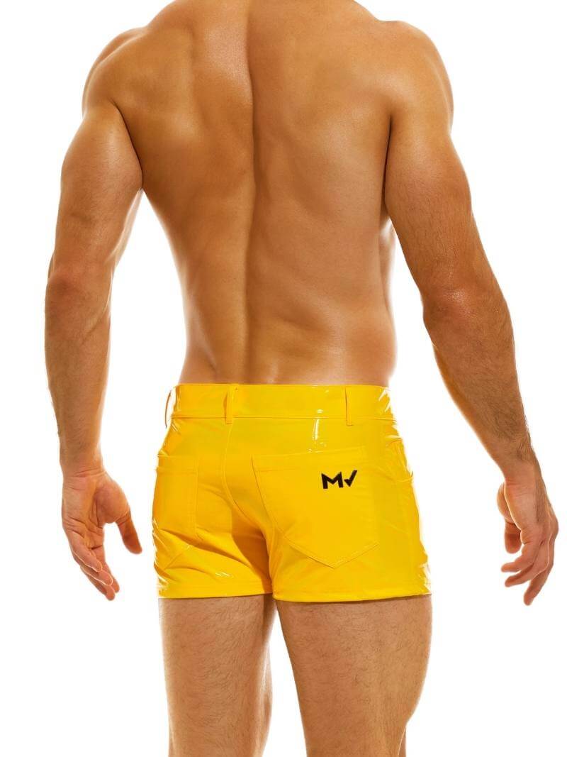 Mens MODUS VIVENDI PVC Vinyl 5 Pocket Short