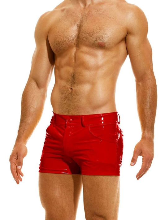 Mens MODUS VIVENDI PVC Vinyl 5 Pocket Short