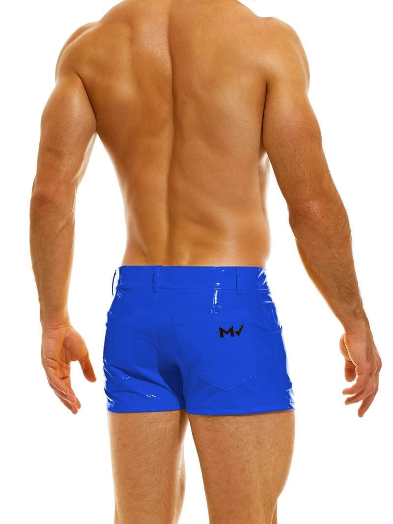 Mens MODUS VIVENDI PVC Vinyl 5 Pocket Short