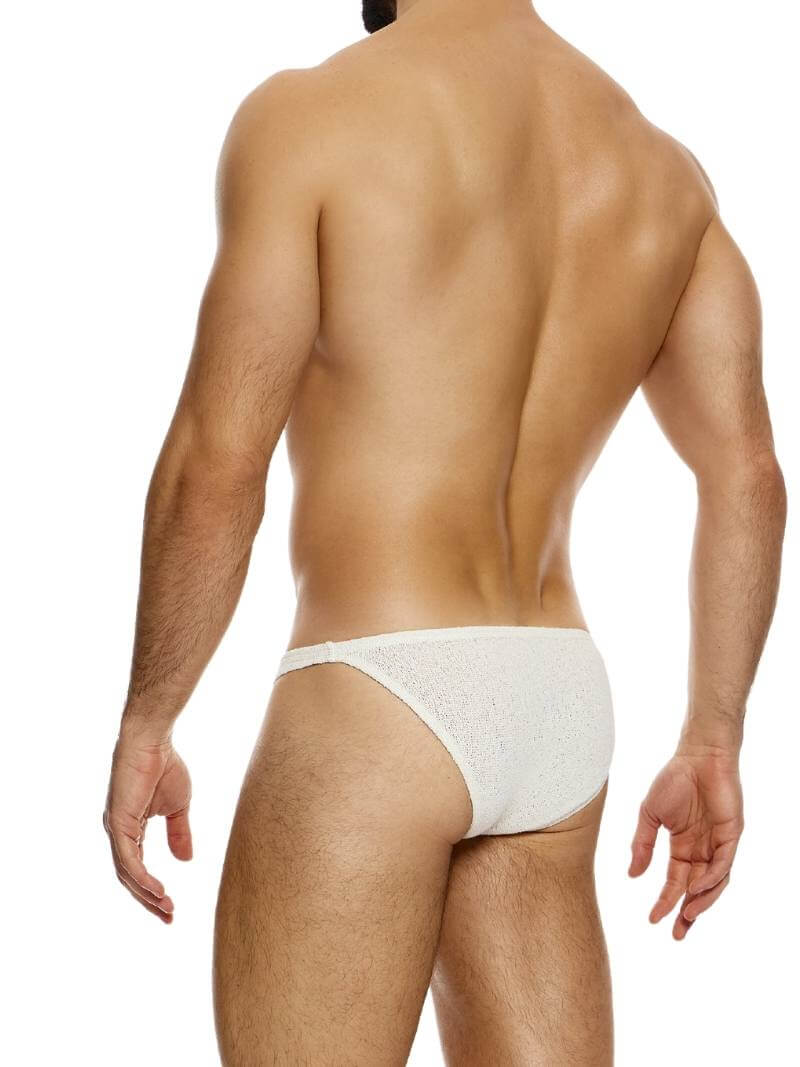 Mens MODUS VIVENDI Plain Knit Low Cut Mini Brief