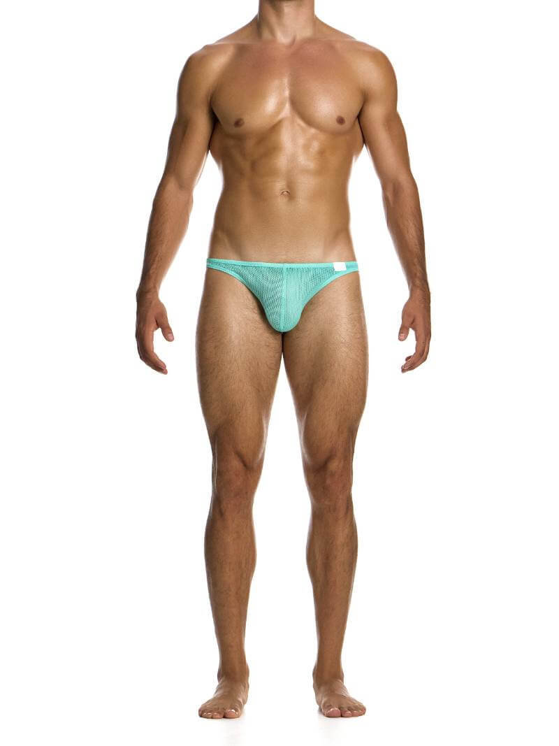 Mens MODUS VIVENDI Retro Micro Net Cotton Low Cut Bikini