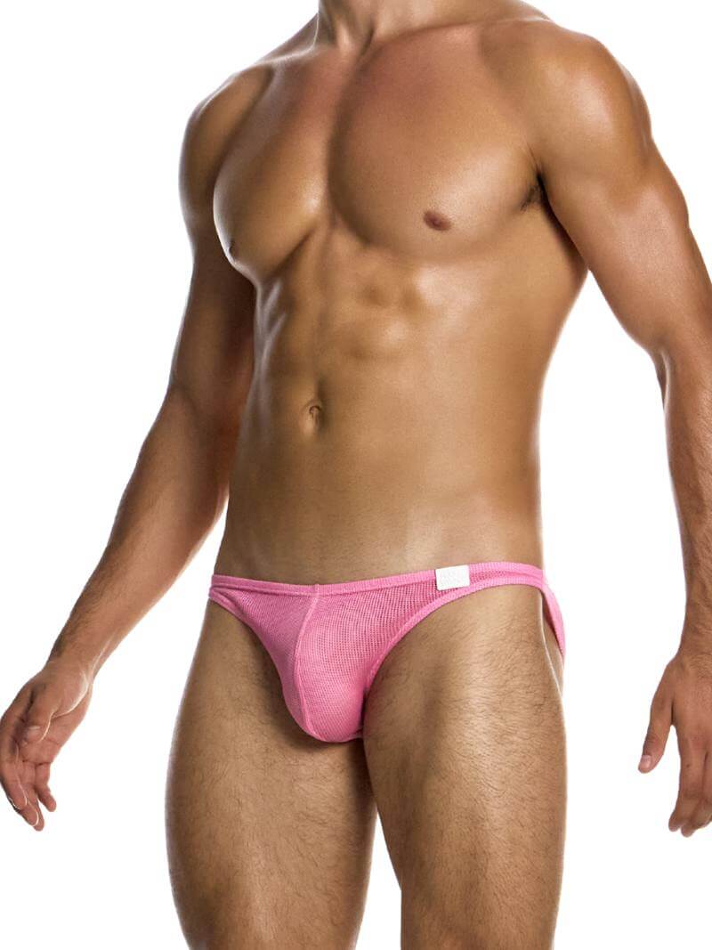 Mens MODUS VIVENDI Retro Micro Net Cotton Low Cut Bikini