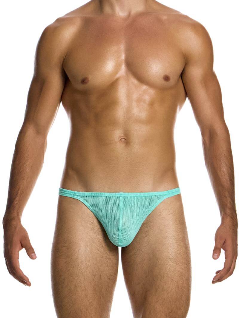 MODUS VIVENDI Retro Micro Cotton Fishnet Thong String