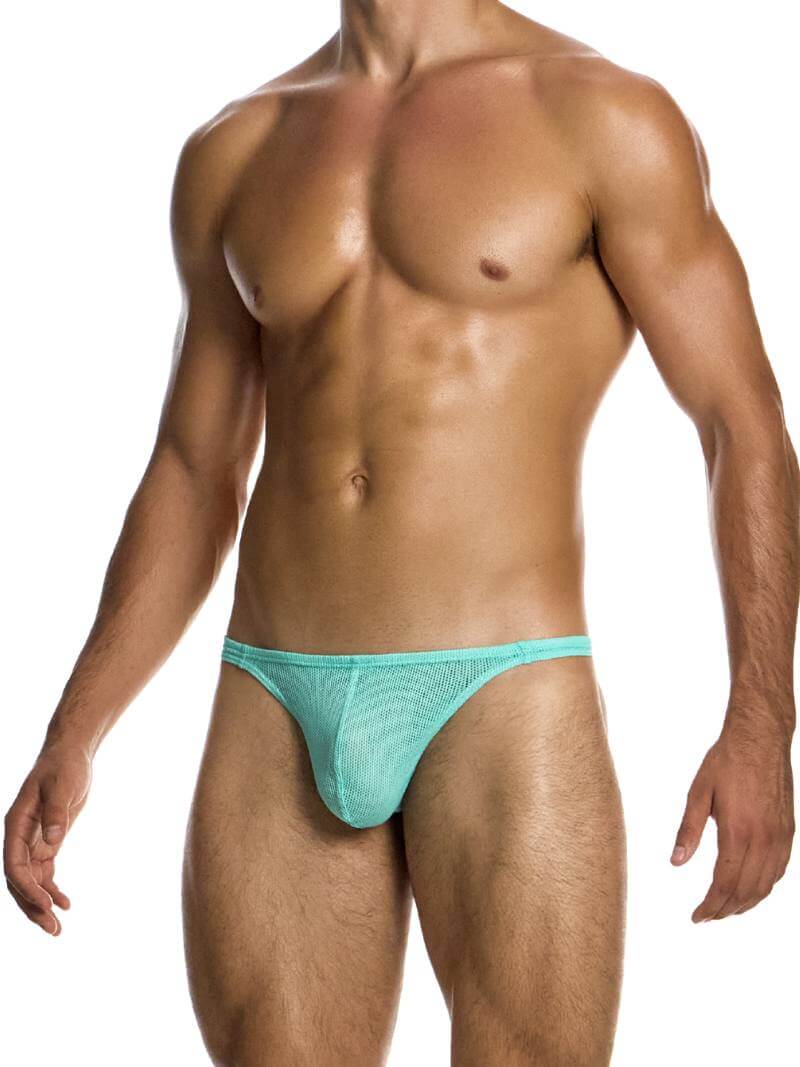 MODUS VIVENDI Retro Micro Cotton Fishnet Thong String