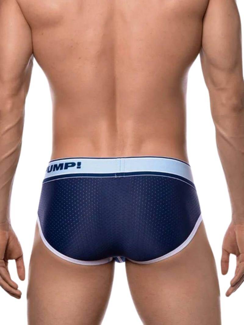 Mens PUMP UK Underwear Blue Steel Breathable Micro Mesh Brief