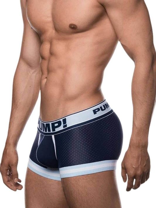 Mens PUMP Blue Steel Touchdown Boxer with Elasticated Legs