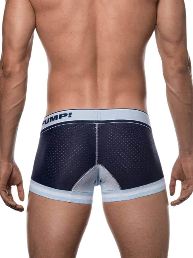 Mens PUMP Blue Steel Touchdown Boxer with Elasticated Legs