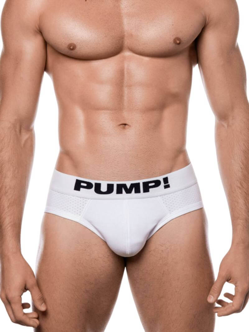 Mens PUMP! Classic White Brief