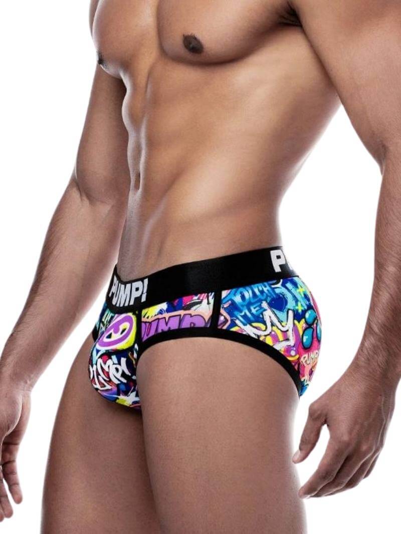 Mens PUMP Underwear Graffiti Brief