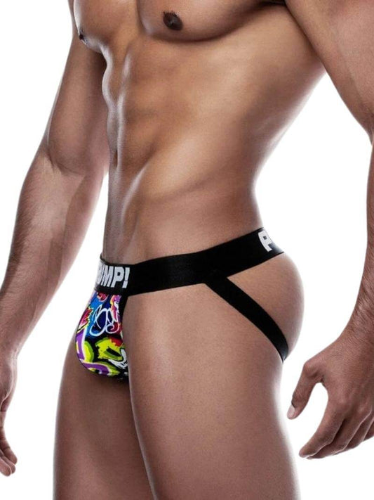 Mens PUMP Underwear Graffiti Jockstrap