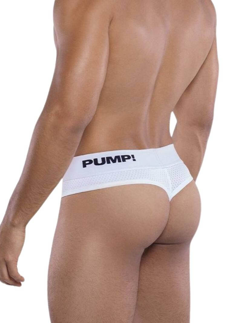 Mens PUMP! Classic White Thong