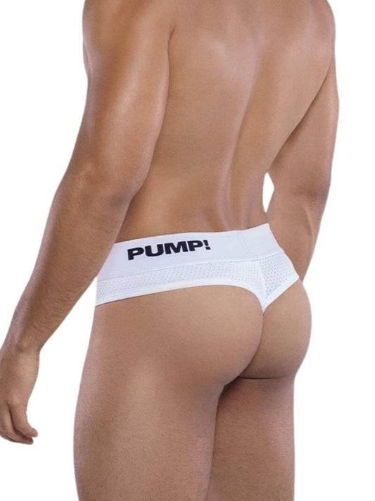 Mens PUMP! Classic White Thong