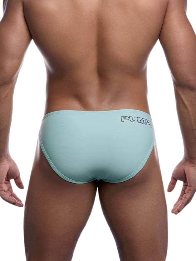 Mens PUMP Watercheekie Swimming Brief with UPF Sun Protection