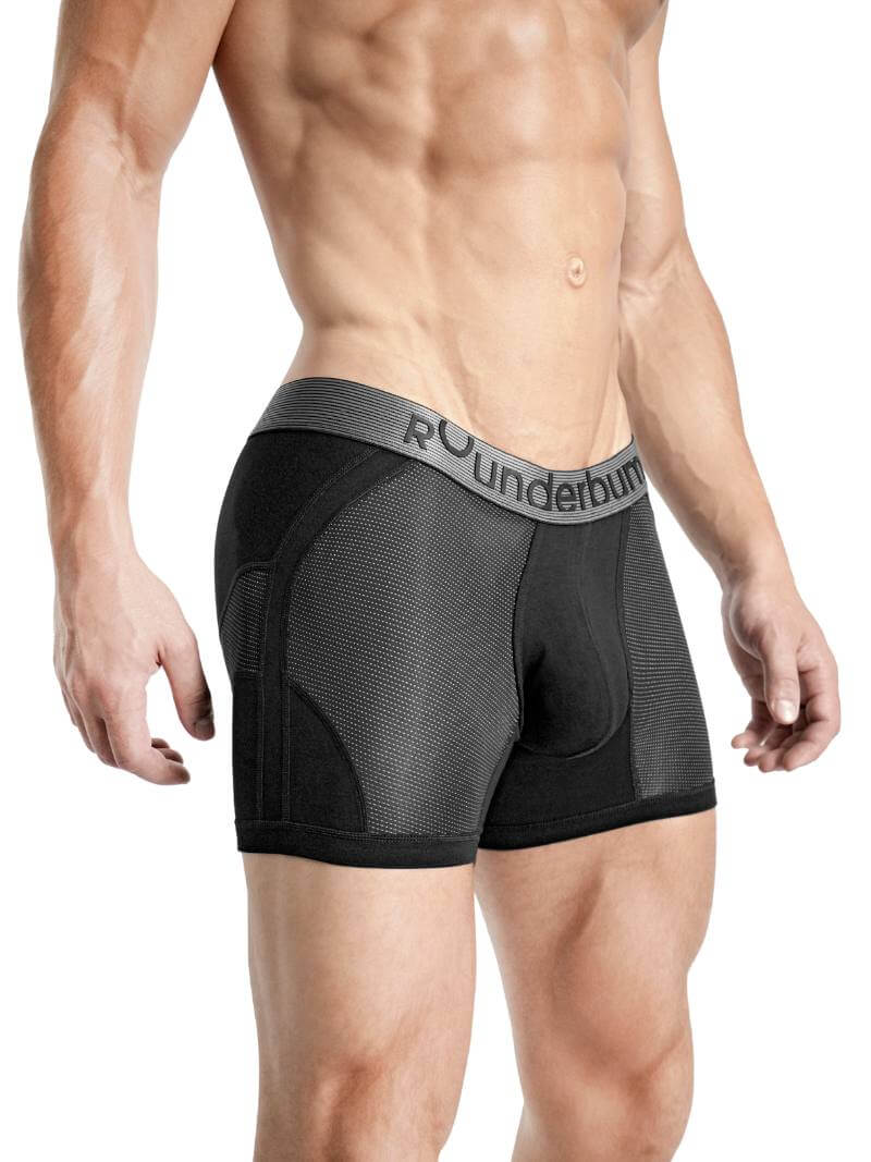 Mens RounderBum Boxer Brief with Anatomic Long Pouch