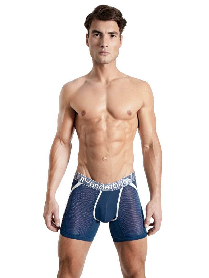 Mens RounderBum Boxer Brief with Anatomic Long Pouch