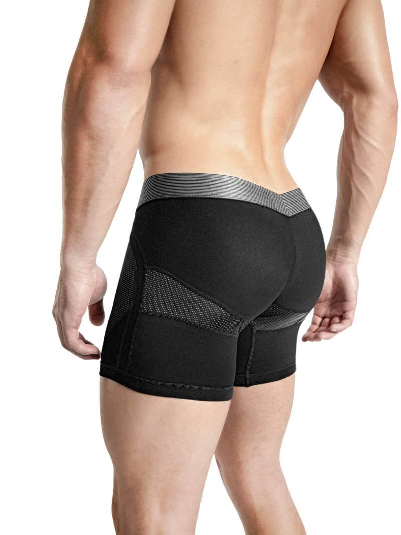 Mens RounderBum Boxer Brief with Anatomic Long Pouch