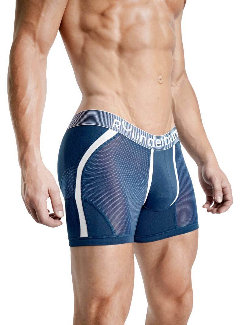 Mens RounderBum Boxer Brief with Anatomic Long Pouch