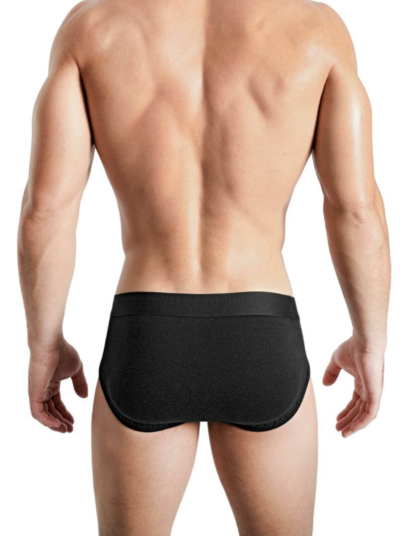 Mens RounderBum Bum Lifting Brief with Butt Supporting Straps