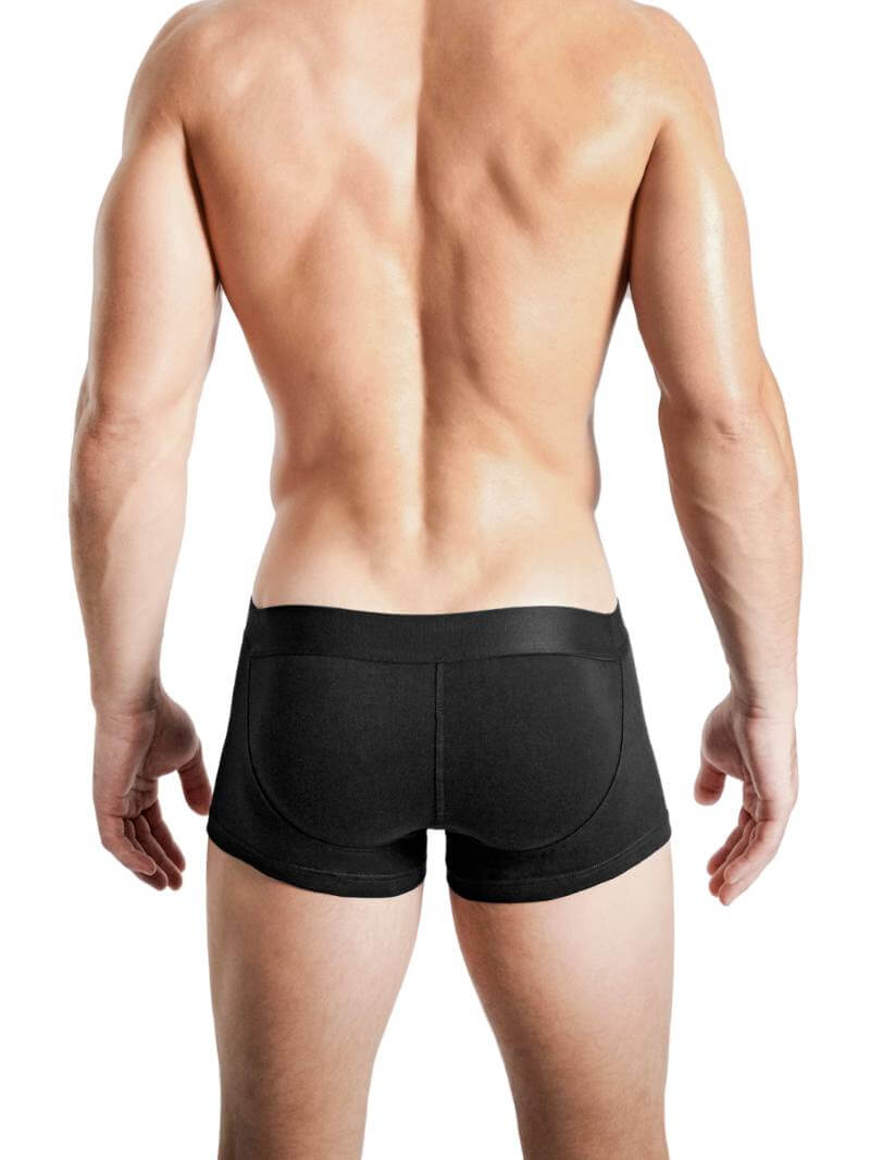 Mens RounderBum Bum Lifting Trunk with Butt Supporting Straps