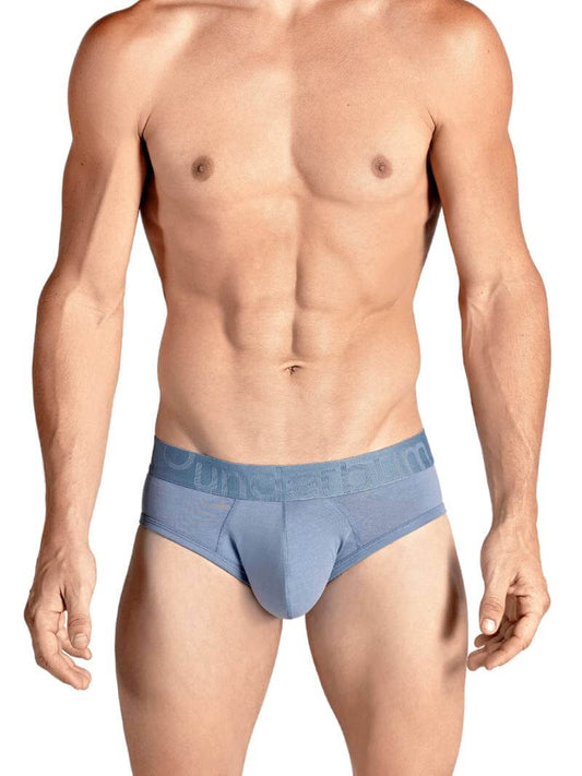Mens RounderBum Brief with Bum Reshaping Padding, Light Blue