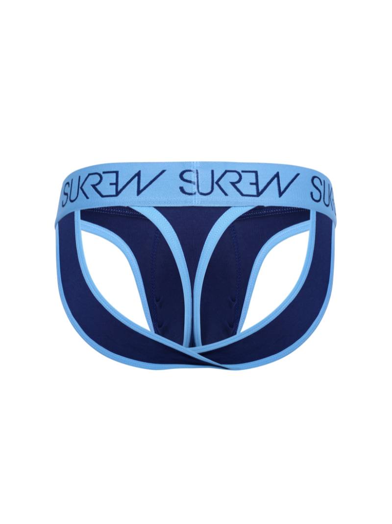 Mens SUKREW Aqua Jock V Thong with Large Pouch