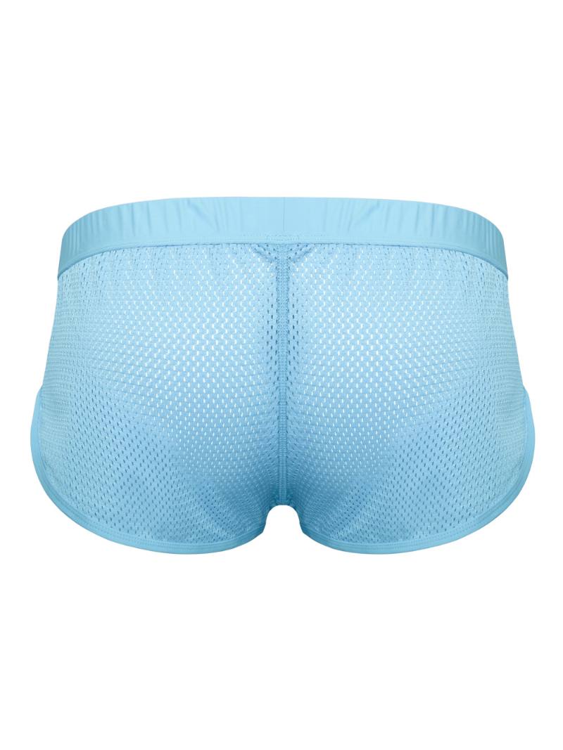 Mens SUKREW Breeze Retro Shorts: Short & Curved Legs, C-Through Mesh, Pouch Support & Bum Accentuating