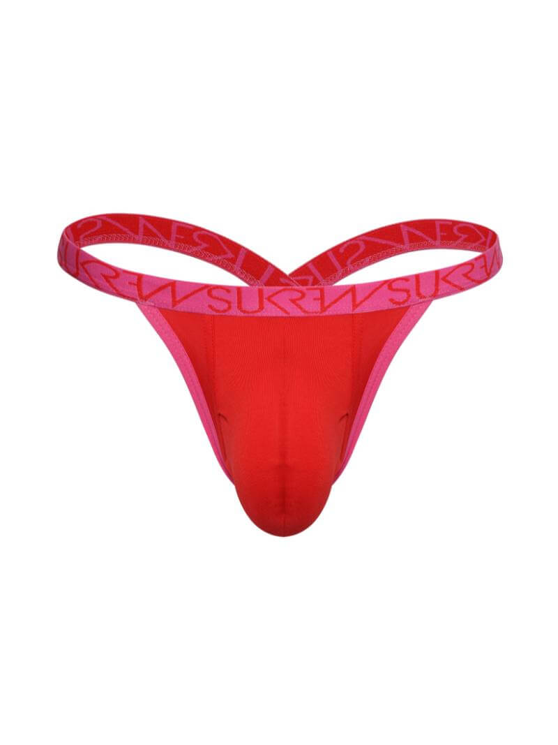 Mens SUKREW Carnival Bubble Thong with Large Pouch
