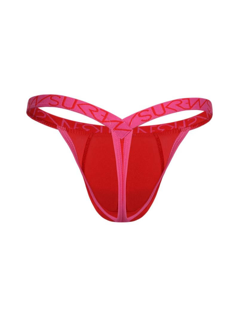Mens SUKREW Carnival Bubble Thong with Large Pouch