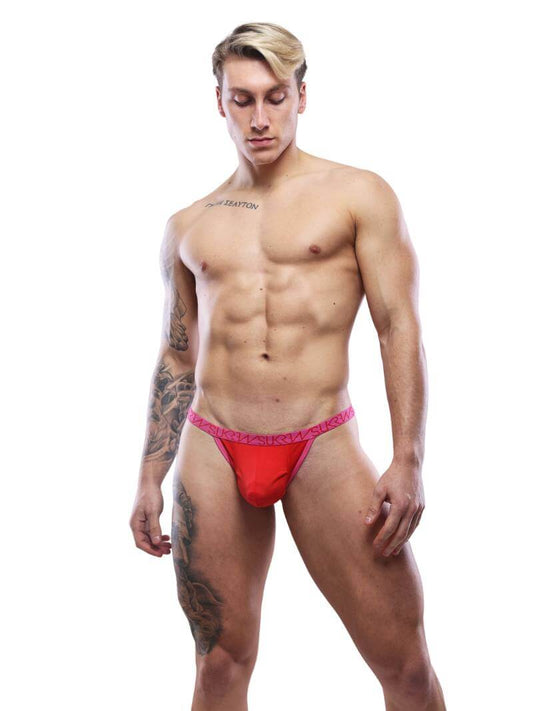 Mens SUKREW Carnival Bubble Thong with Large Pouch