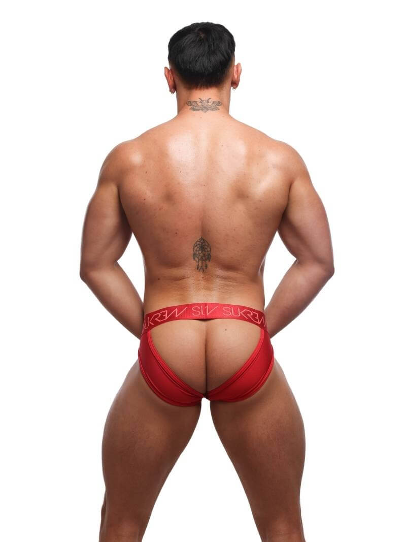 Mens SUKREW Liberty Crotchless Backless Brief