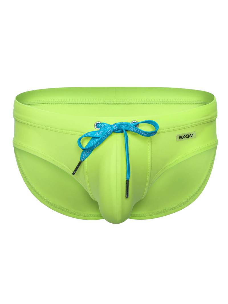 Mens SUKREW Zesty Lime Swimming Brief