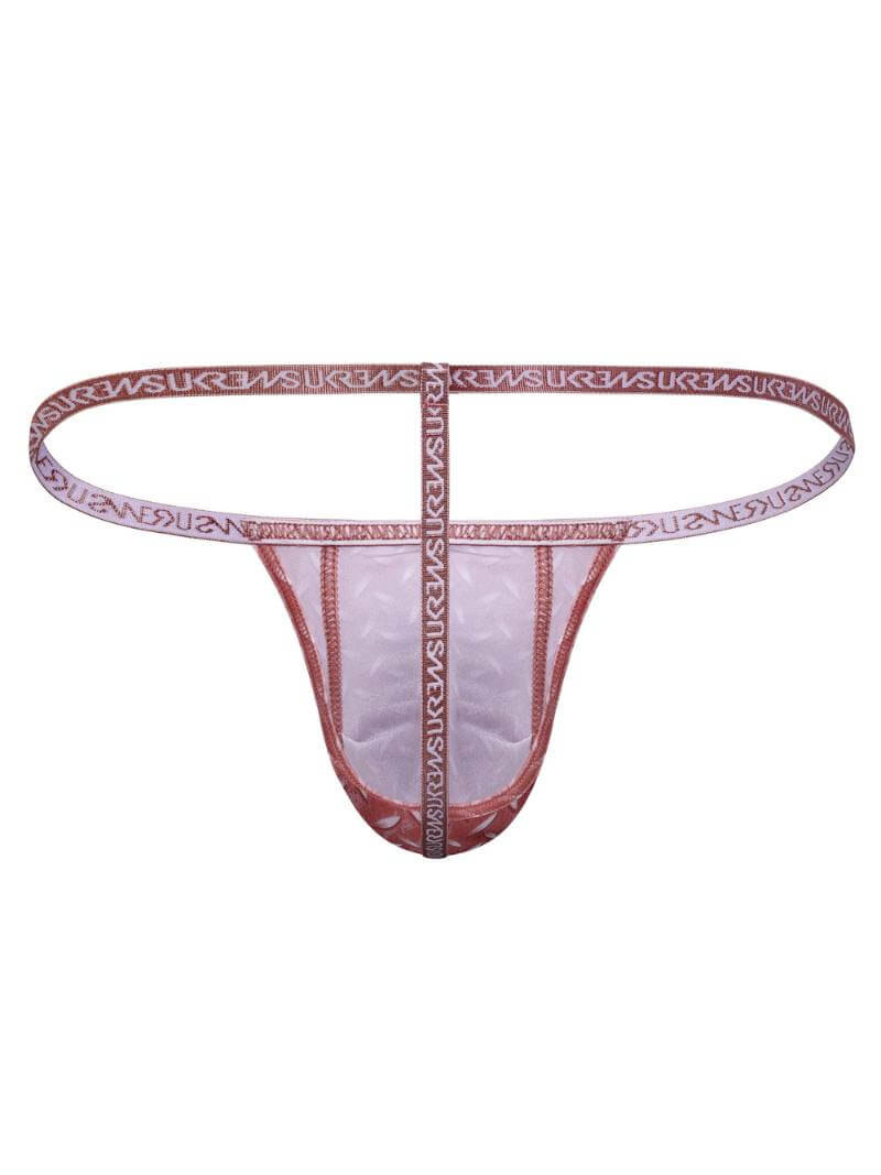 Men's underwear with a decorative waistband on a white background