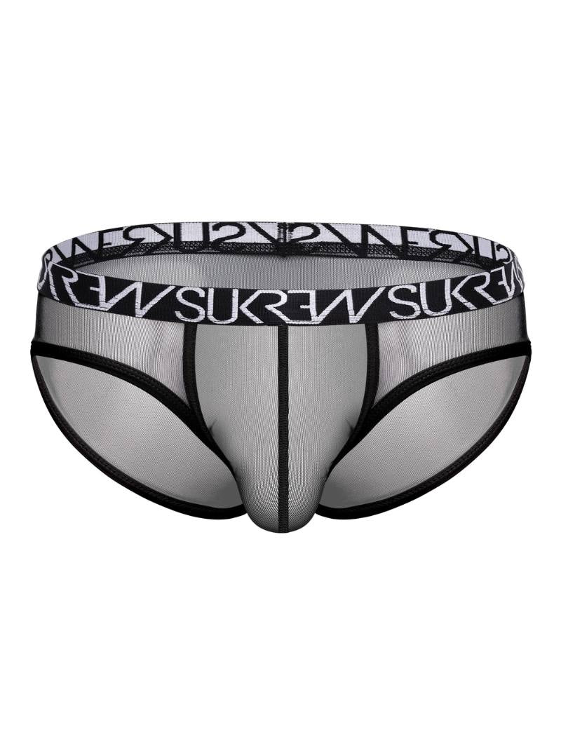 Mens SUKREW Underground Sheer Low-Rise Brief