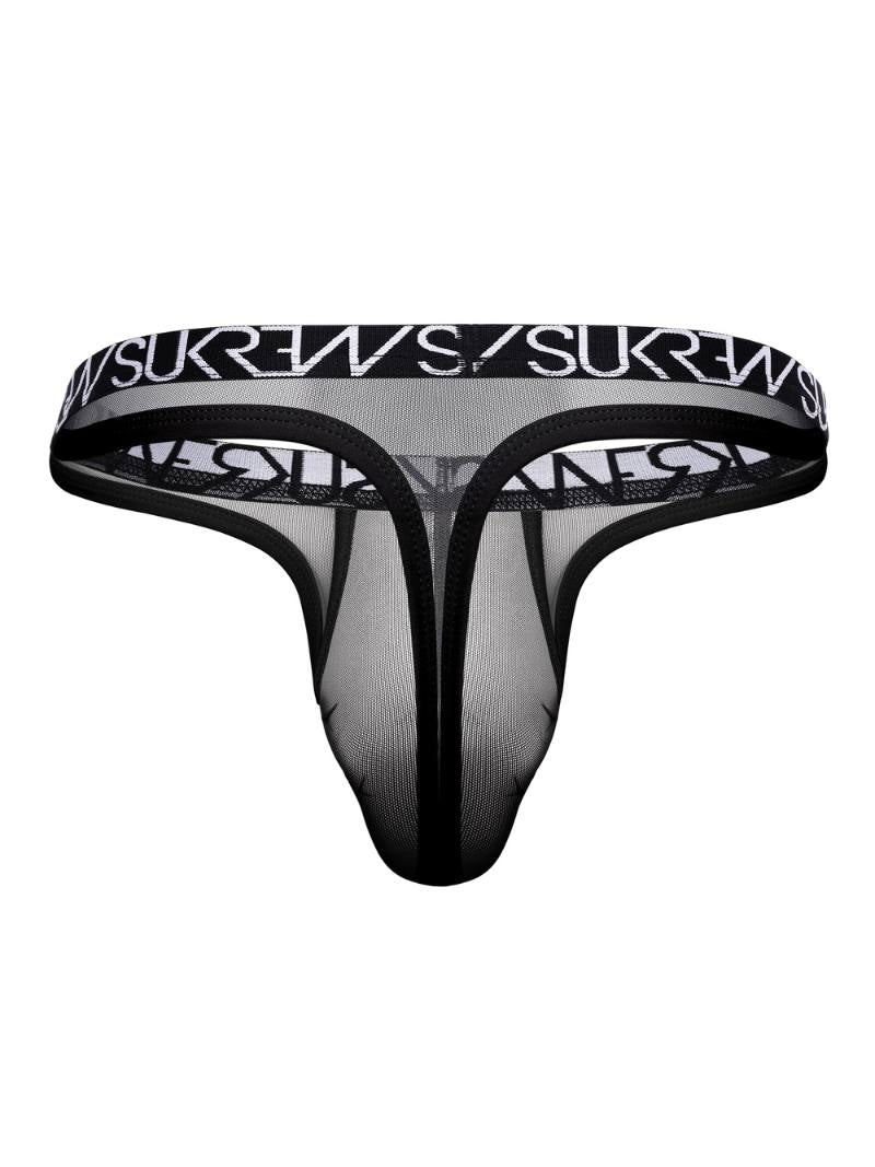 Mens SUKREW Underground Sheer Low-Rise Thong
