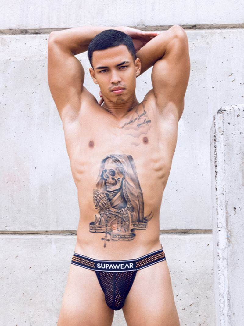 Men's Supawear Neon Mesh Jockstrap