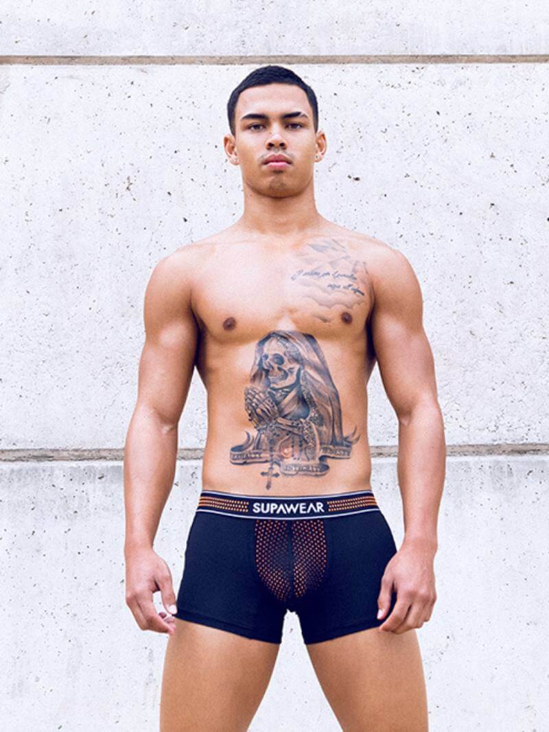 Men's Supawear Neon Mesh Boxer Trunk