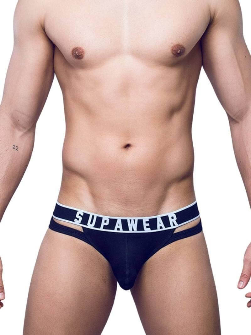 Men's Supawear Ribbed Slashed Brief with XCURV Enhanced Pouch