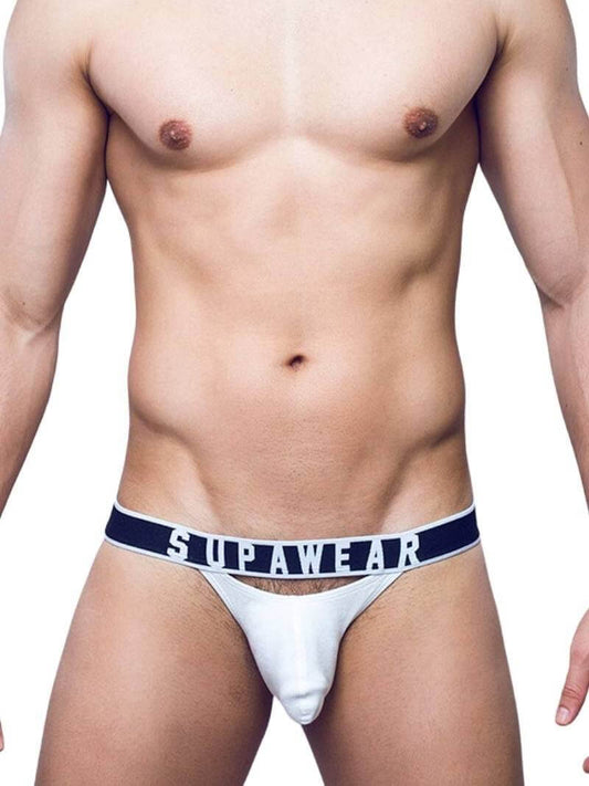 Men's Supawear Ribbed Slashed Jockstrap with XCURV Enhanced Pouch