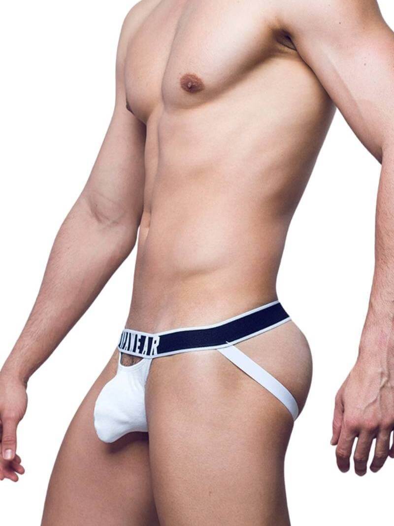 Men's Supawear Ribbed Slashed Jockstrap with XCURV Enhanced Pouch