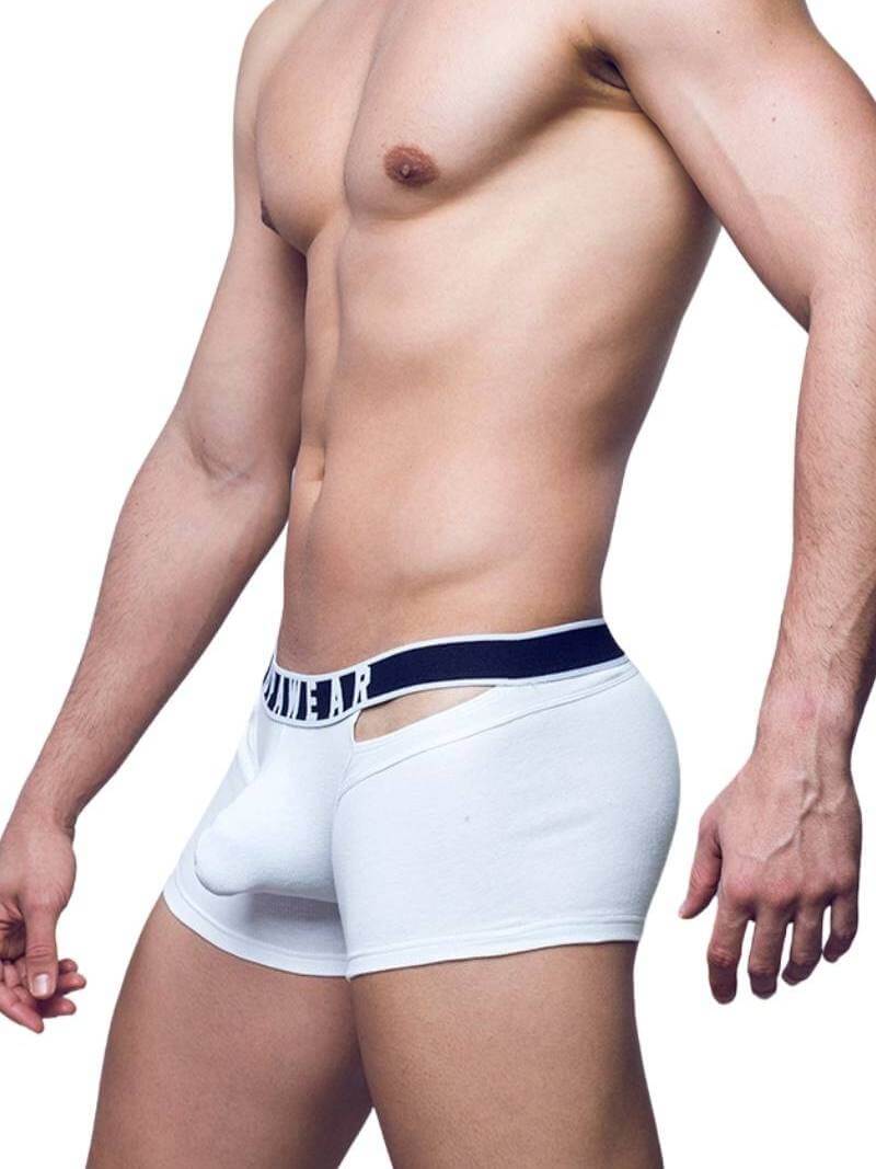 Men's Supawear Ribbed Slashed Trunk with XCURV Enhancing Pouch