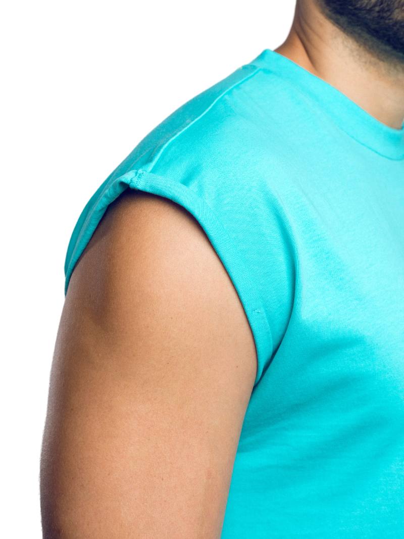 Men's Supawear Wide-Cut Tank, Turquoise