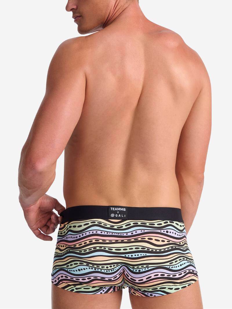 Mens Teamm8 X Gali Worimi Waves Trunk