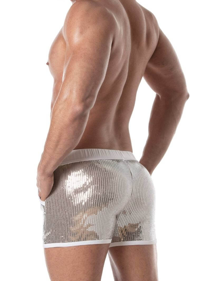 Mens TOF Paris Glitter Short-Leg Short