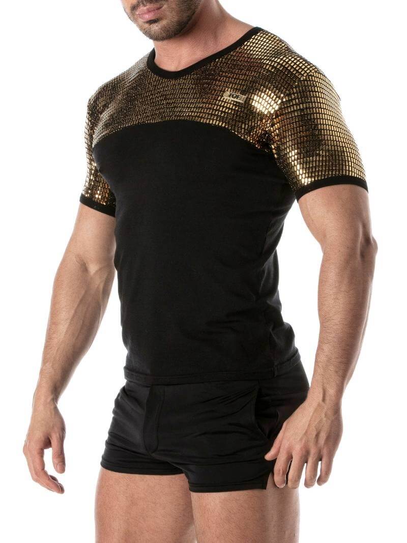 Mens TOF Paris Glitter T-Shirt
