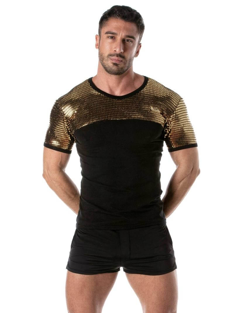 Mens TOF Paris Glitter T-Shirt
