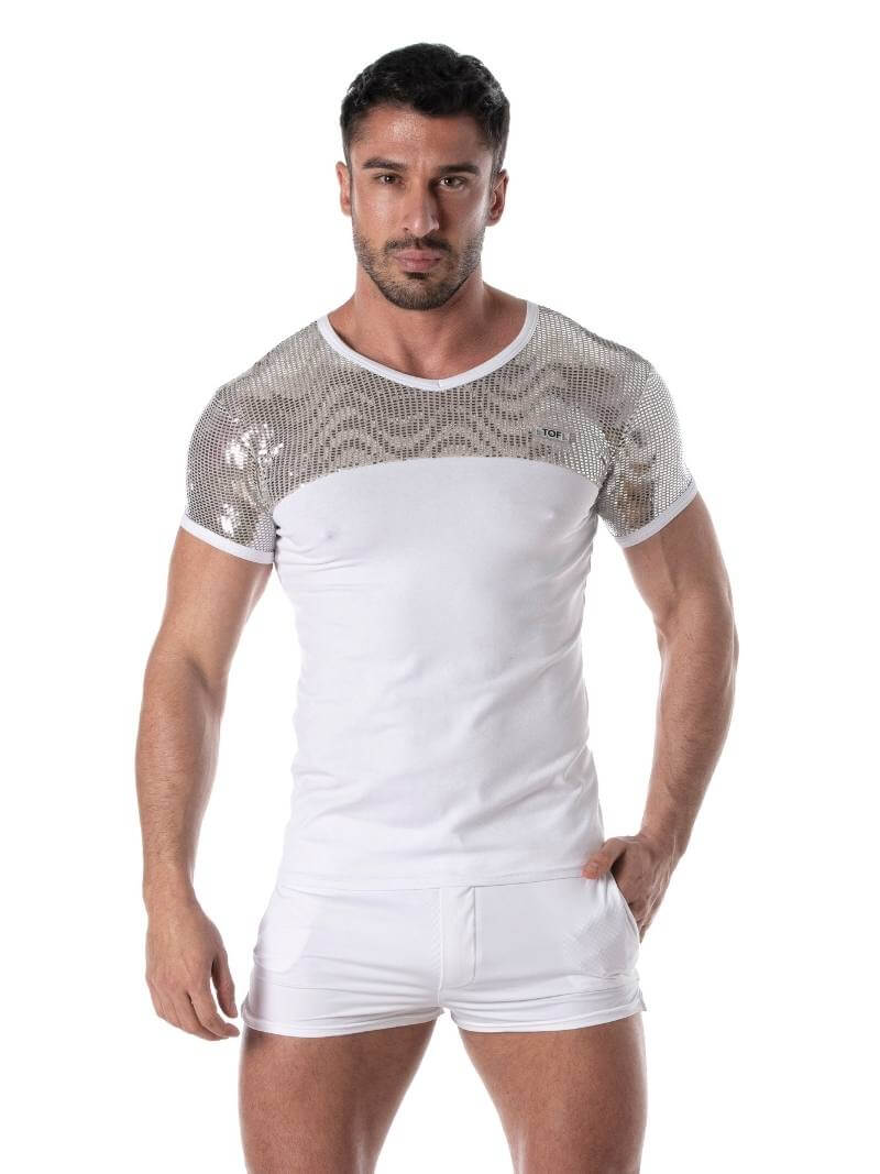 Mens TOF Paris Glitter T-Shirt