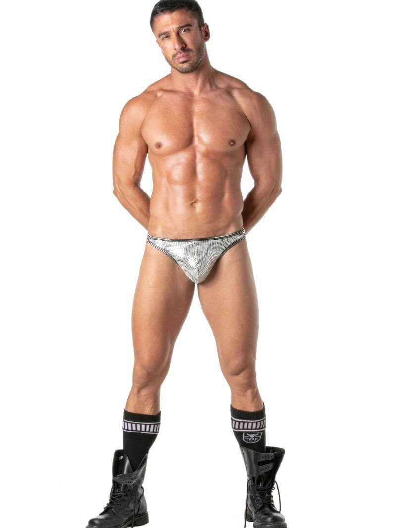 Mens TOF Paris Glitter Thong