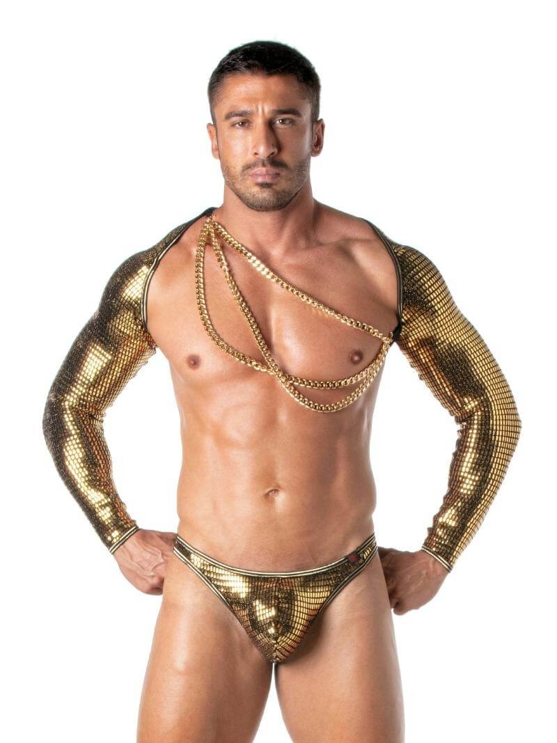 Mens TOF Paris Glitter Chains to Join Bolero
